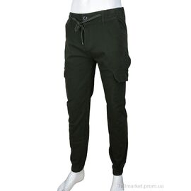 Чоловічі брюки Весна/осінь 8526-4 green (8 шт. р.сітка32-38) "Baron" недорого оптом від прямого постачальника