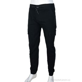 Чоловічі брюки Весна/осінь 8526-1 black (8 шт. р.сітка32-38) "Baron" недорого оптом від прямого постачальника