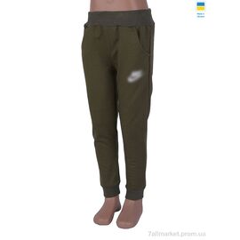 Фотография Брюки детские спортивные Весна/осень 0032 (06881-14) green (122) (5 шт. р.сетка One size) "Obuvok" недорого оптом от прямого поставщика