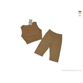 Фотография Костюм детский Лето 2218 коричневий (134-158) (5 шт. р.сетка S-2XL) "LiMa" недорого оптом от прямого поставщика