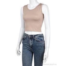 Топ жіночий Літо 1739 beige (4 шт. р.сіткаS-XL) "Red Hat" недорого оптом від прямого постачальника