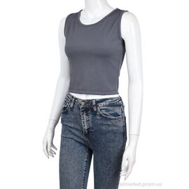 Топ жіночий Літо 1739 grey (4 шт. р.сіткаS-XL) "Red Hat" недорого оптом від прямого постачальника