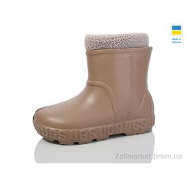 Чоботи з піни жіночі Зима N661 т.беж (6 пар р.37-41) "Lot Shoes" недорого оптом від прямого постачальника