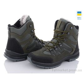 Фотография Ботинки мужские стильные зима Paolla ПАТ3-6713 зелений (8 пар р.40-45) "Lvovbaza" недорого оптом от прямого поставщика