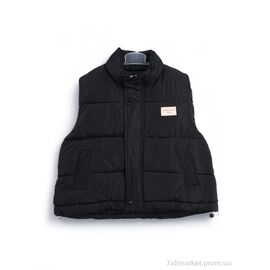 Фотография Жилетка детская Весна/осень 3790-2 black (5 шт. р.сетка 130-170) "Мир" недорого оптом от прямого поставщика