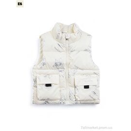 Жилетка дитяча Весна/осінь 3790-9 white (5 шт. р.сітка90-130) "BIG" недорого оптом від прямого постачальника