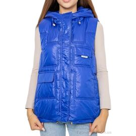 Жилетка жіноча Зима 810 blue (5 шт. р.сіткаL-2XL) "Massmag" недорого оптом від прямого постачальника