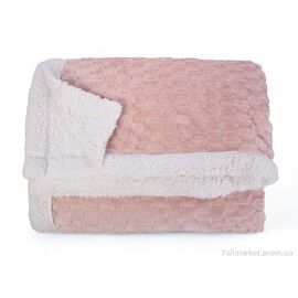Фотография Плед  009-2 pink 160x210 mix (1 шт. р.сетка One size) "Obuvok" недорого оптом от прямого поставщика
