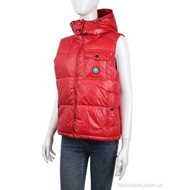 Жилетка жіноча Весна/осінь M609 red (09066) (6 шт. р.сіткаL-2XL) "Obuvok" недорого оптом від прямого постачальника
