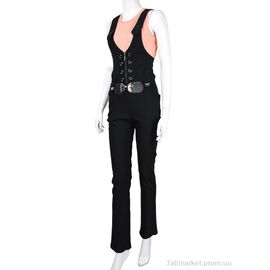Фотография Комбинезон женский Весна/осень 1239 black (08999) (5 шт. р.сетка 36-44) "Obuvok" недорого оптом от прямого поставщика