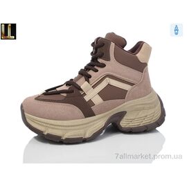 Фотография Кроссовки женские модные зима G681-4 (8 пар р.37-41) "Lilin" недорого оптом от прямого поставщика