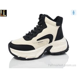 Фотография Кроссовки женские модные зима G682-17 (8 пар р.37-41) "Lilin" недорого оптом от прямого поставщика