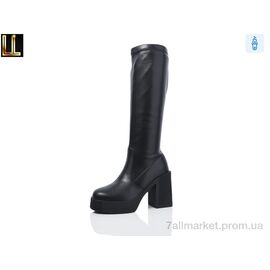 Фотография Сапоги женские удобные зима LL99-6-1 (6 пар р.36-40) "Lilin" недорого оптом от прямого поставщика