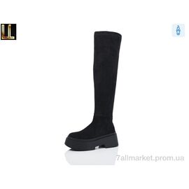 Ботфорти жіночі Зима LCA978-2 (6 пар р.36-40) "Lilin" недорого оптом від прямого постачальника