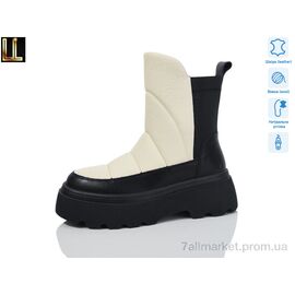 Фотография Ботинки женские стильные зима Gold-90-71 (6 пар р.36-41) "Lilin" недорого оптом от прямого поставщика