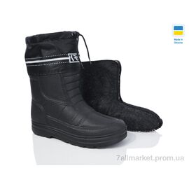 Чоботи з піни чоловічі Зима Б01 чорний (6 пар р.41-45) "Inblue" недорого оптом від прямого постачальника