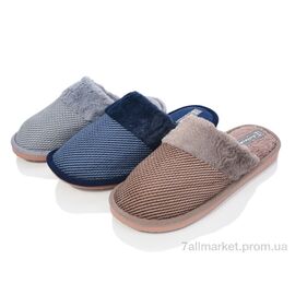 Тапки чоловічі домашні Весна/осінь 61-43 mix (12 пар р.41-46) "Lot Shoes" недорого оптом від прямого постачальника