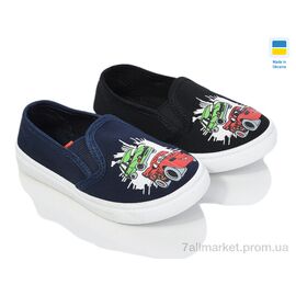 Фотография Слипоны детские без шнурков Весна/осень 014X mix (12 пар р.24-29) "Lot Shoes" недорого оптом от прямого поставщика