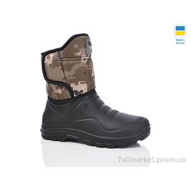 Чоботи з піни чоловічі Зима CM336 камуфляж (8 пар р.41-46) "Lot Shoes" недорого оптом від прямого постачальника