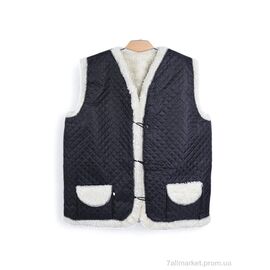 Жилетка жіноча Зима Жилетка синьо-біла (8 шт. р.сітка48-62) "LiBang" недорого оптом від прямого постачальника