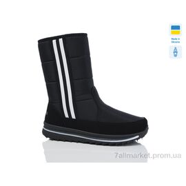 Фотография Дутики женские утепленные зима N3105 чорний (6 пар р.38-42) "Lot Shoes" недорого оптом от прямого поставщика