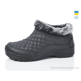 Калоші жіночі Зима B03 чорний (12 пар р.36-41) "Inblue" недорого оптом від прямого постачальника