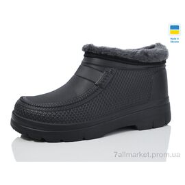 Калоші чоловічі Зима М1 чорний (6 пар р.41-46) "Inblue" недорого оптом від прямого постачальника