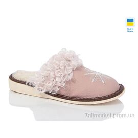 Тапки жіночі для будинку Зима Комнат. сніжинка рожевий (6 пар р.36-41) "Lot Shoes" недорого оптом від прямого постачальника