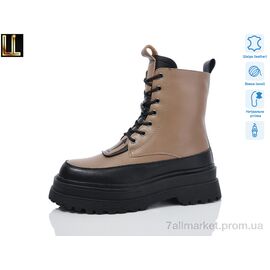 Фотография Ботинки женские стильные зима Gold 105-7 (8 пар р.36-40) "Lilin" недорого оптом от прямого поставщика