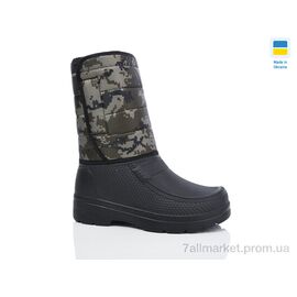 Чоботи з піни чоловічі Зима Ведмідь M1 високий камуфляж (6 пар р.41-46) "Inblue" недорого оптом від прямого постачальника