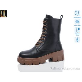 Фотография Ботинки женские стильные зима Gold-108-27 (8 пар р.36-41) "Lilin" недорого оптом от прямого поставщика
