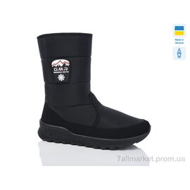 Дутики чоловічі Зима 4335 чорний (6 пар р.41-45) "Lot Shoes" недорого оптом від прямого постачальника