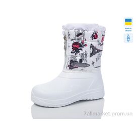Чоботи з піни дитячі Зима 19Д28 (6 пар р.28-33) "Крок" недорого оптом від прямого постачальника