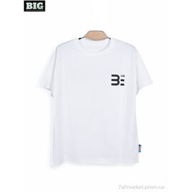 Футболка унісекс Літо 3972-180-4 white (5 шт. р.сітка140-180) "BIG" недорого оптом від прямого постачальника
