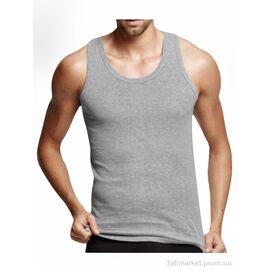 Фотография Майка мужская Весна/осень 31 grey (5 шт. р.сетка 46-54) "Алия" недорого оптом от прямого поставщика