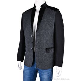 Фотография Пальто мужское Весна/осень N0-1 black (08163) (5 шт. р.сетка 46-54) "Obuvok" недорого оптом от прямого поставщика