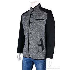 Фотография Пальто мужское Весна/осень N0-2 grey (08164) (4 шт. р.сетка 48-54) "Obuvok" недорого оптом от прямого поставщика