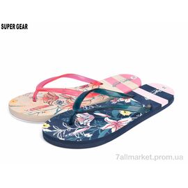 В'єтнамки жіночі Літо A6561 mix (24 пар р.36-41) "Super Gear" недорого оптом від прямого постачальника