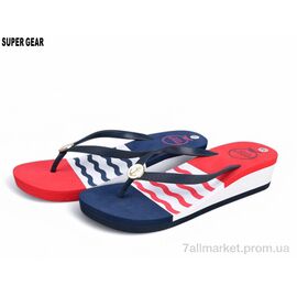Фотография Вьетнамки женские Лето A1469 mix (16 пар р.36-41) "Super Gear" недорого оптом от прямого поставщика