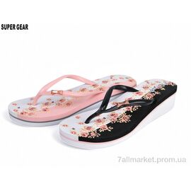 В'єтнамки жіночі Літо A1517 mix (16 пар р.36-41) "Super Gear" недорого оптом від прямого постачальника