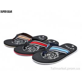 В'єтнамки чоловічі Літо S772 mix (30 пар р.40-45) "Super Gear" недорого оптом від прямого постачальника