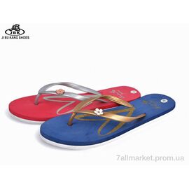 В'єтнамки жіночі Літо A6540 mix (24 пар р.36-41) "Jibukang" недорого оптом від прямого постачальника