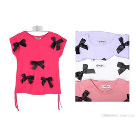 Футболка дитяча Літо 30778 mix (4 шт. р.сітка4-8) "OL" недорого оптом від прямого постачальника