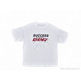 Фотография Футболка детская Лето 3218 white (5 шт. р.сетка 150-180) "Baron" недорого оптом от прямого поставщика