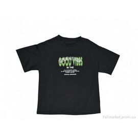 Фотография Футболка детская Лето 3207 black (5 шт. р.сетка 150-180) "Baron" недорого оптом от прямого поставщика