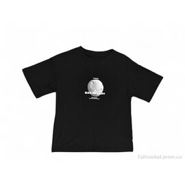 Фотография Футболка детская Лето 818 black (5 шт. р.сетка 110-150) "Baron" недорого оптом от прямого поставщика