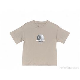 Фотография Футболка детская Лето 818 beige (5 шт. р.сетка 110-150) "Baron" недорого оптом от прямого поставщика