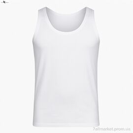 Майка чоловіча Весна/осінь N1002-1 white (M) (1 шт. р.сіткаOne size) "NOVA VIDNOVA" недорого оптом від прямого постачальника