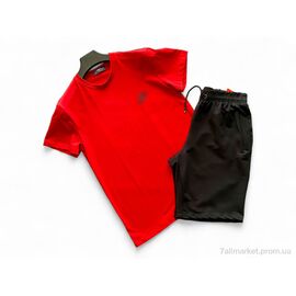 Фотография Костюм мужской Лето A006-1 red-black (5 шт. р.сетка S-2XL) "Verton" недорого оптом от прямого поставщика