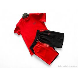 Фотография Костюм мужской Лето A006-6 red-black (5 шт. р.сетка S-2XL) "Verton" недорого оптом от прямого поставщика